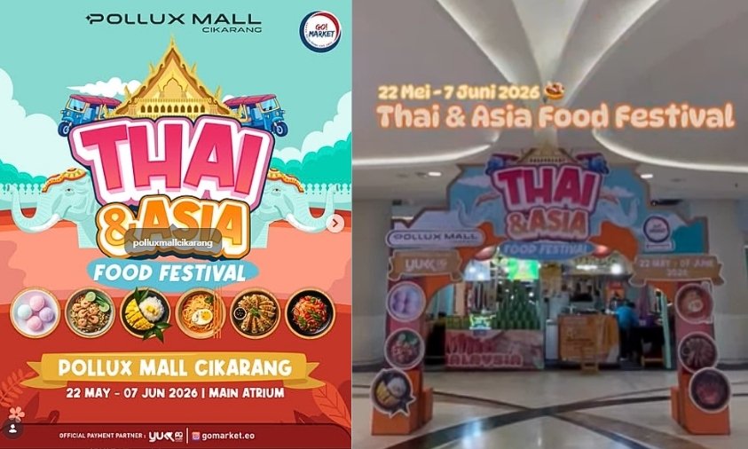 Festival Thai and Asia Food Festival di Pollux Mall Cikarang