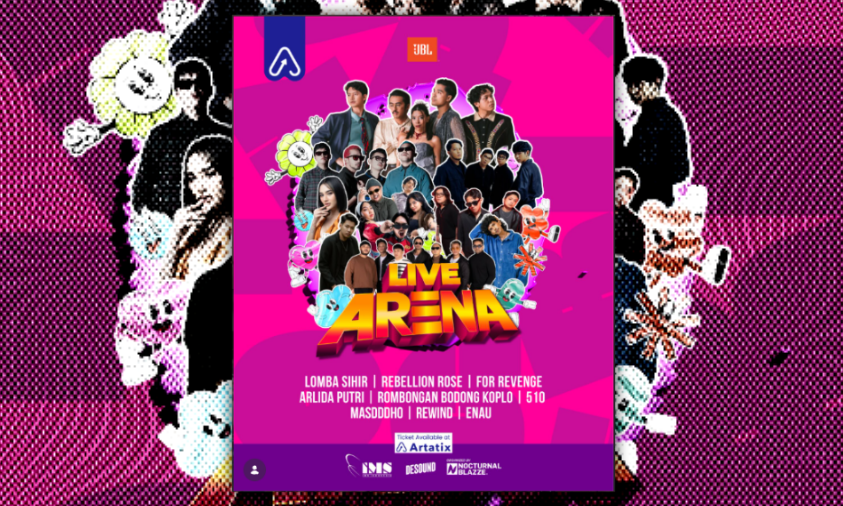 Poster LIVE ARENA 2026 di AEON Mall Deltamas