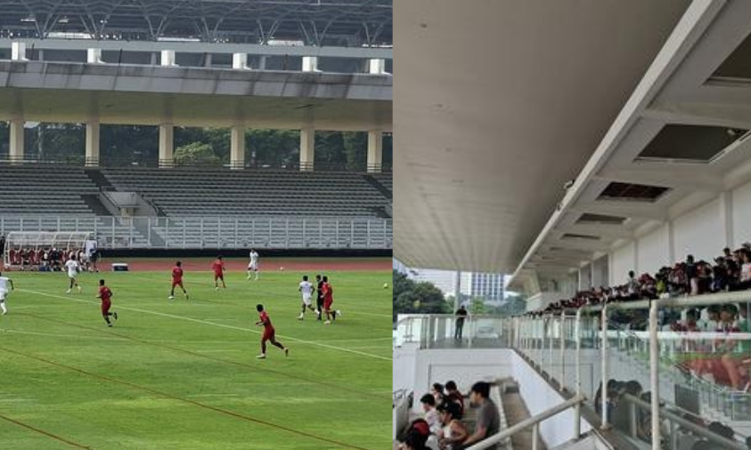Timnas Indonesia Gelar Laga Internal, Ratusan Anak SSB Ramaikan Stadion Madya GBK