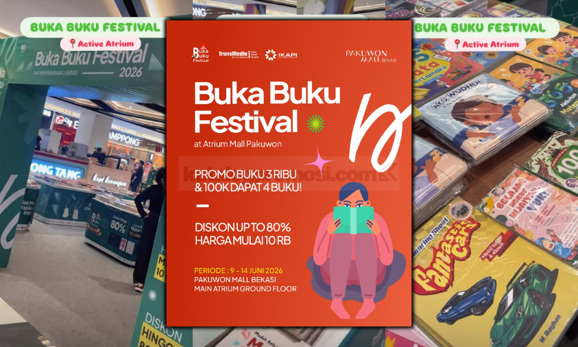 Buka Buku Festival Pakuwon Mall Bekasi
