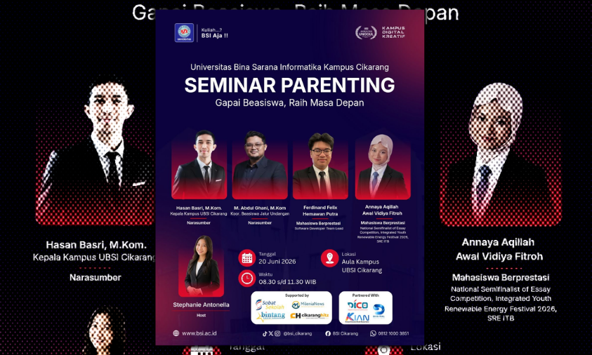 Seminar Parenting UBSI Gapai Beasiswa Raih Masa Depan