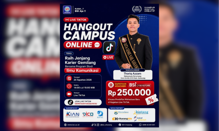 Hangout Campus Online UBSI Kampus Cikarang Hadir, Ajak Generasi Muda Raih Jenjang Karier Gemilang