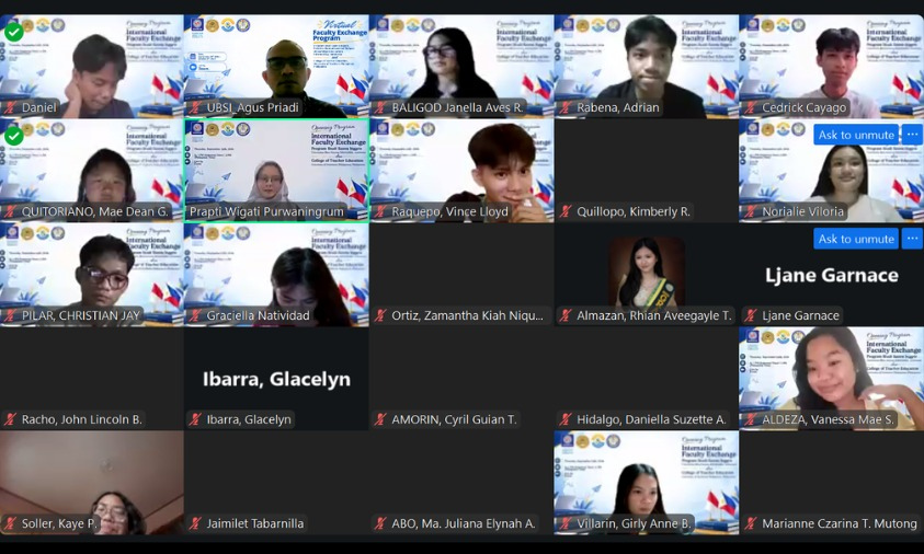 Gaungkan International Vibes, Dosen Sastra Inggris UBSI Mengajar 48 Mahasiswa University of Northern Philippines